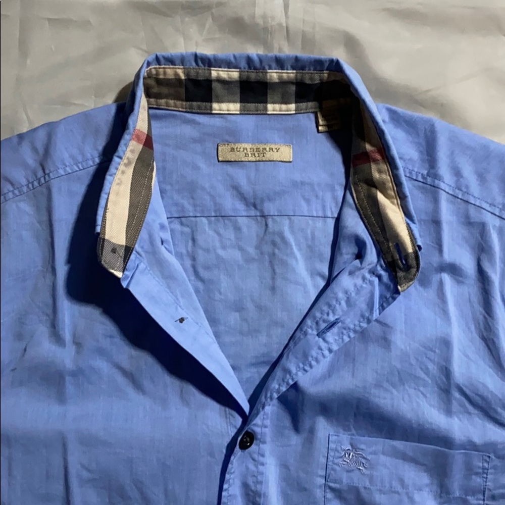 Burberry Brit Men’s Button up shirt Medium Blue